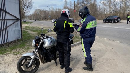Воронежские полицейские открыли мотосезон