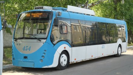 Белгородские троллейбусы остановились в Воронеже из-за обрыва проводов