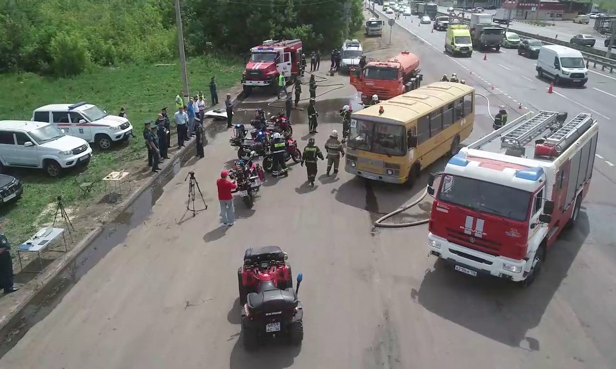 Двойное ДТП с погибшими. В Новоусманском районе прошли пожарные учения на  трассе М-4 – Новости Воронежа и Воронежской области – Вести Воронеж