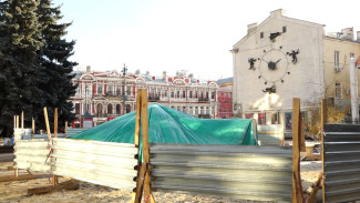 В Воронеже затянулся ремонт фонтана у кукольного театра