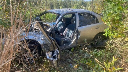 Легковушка перевернулась на воронежской дороге: 2 человека погибли, 3 пострадали