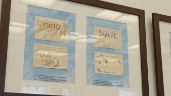 Под Воронежем открылась ретровыставка рождественских открыток и ёлочных игрушек