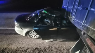 Пассажир и водитель Mazda 6 пострадали после ДТП с фурой в Воронежской области