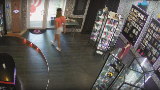 В Воронеже девушка обокрала манекена в секс-шопе: появилось видео 