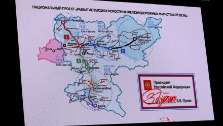Строительство проходящей через Воронеж высокоскоростной ж/д магистрали оценили в 3 трлн 
