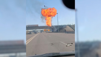 Воронежцам показали на видео момент взрыва «Газели» у ТЦ «Твой дом»