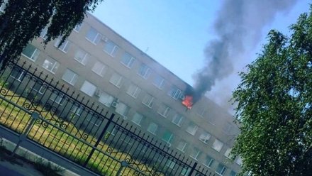 В колледже под Воронежем случился пожар