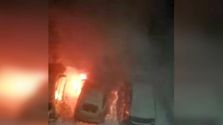 В Воронежской области сожгли машину известного врача