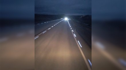 Дорожники ответили на критику водителей о светящейся разметке на воронежской трассе