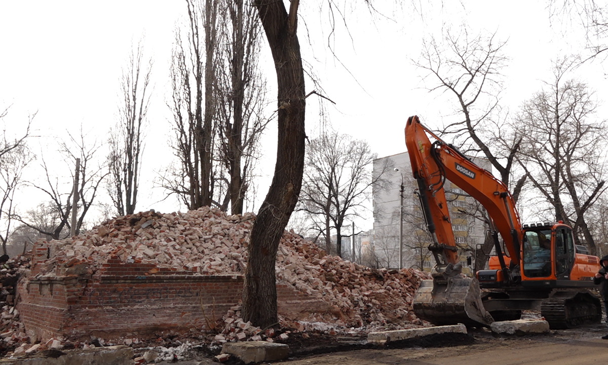 Появилось видео уничтоженного исторического здания скотобойни – Новости  Воронежа и Воронежской области – Вести Воронеж