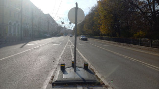 В центре Воронежа появился островок безопасности для пешеходов