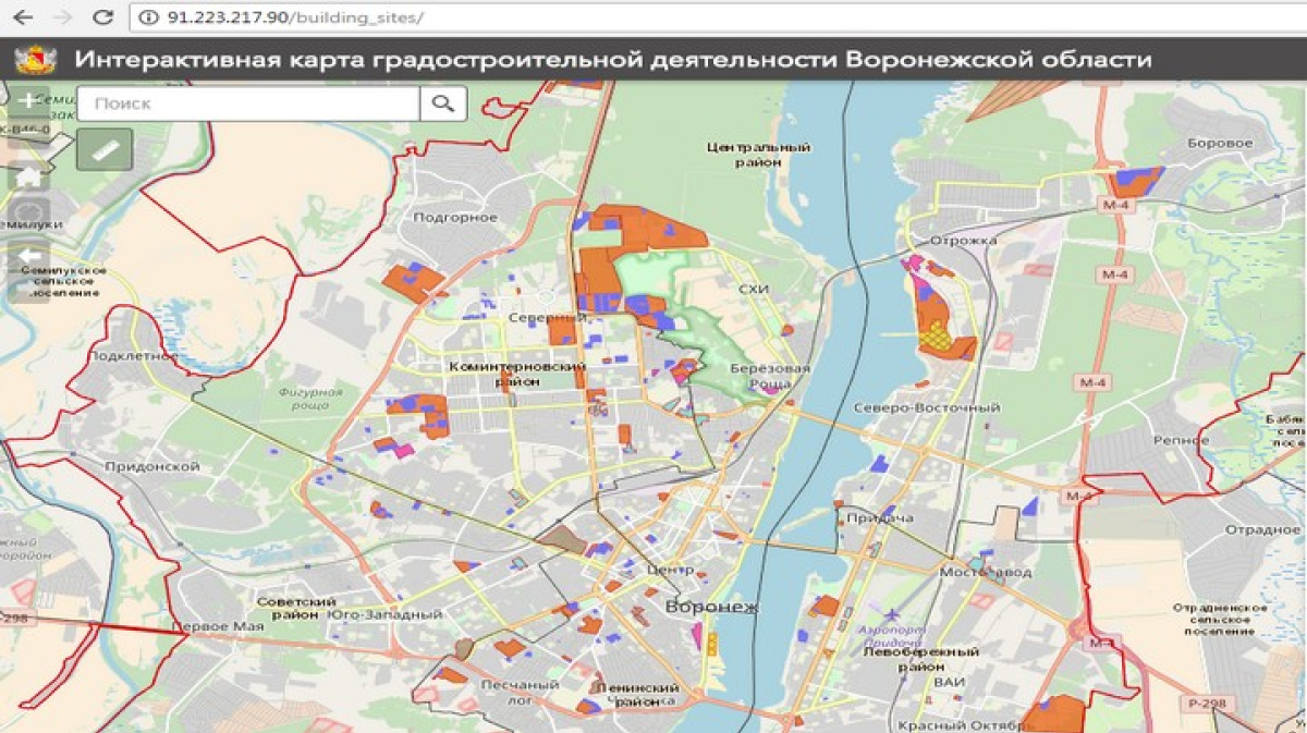 Интерактивная карта строек москвы