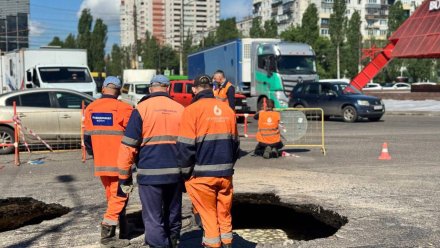 Воронежцам оставили воду вопреки масштабной коммунальной аварии