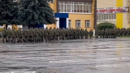 Два полка мобилизованных отправят на спецоперацию из Воронежа