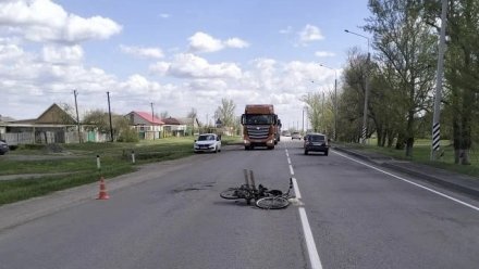 65-летний велосипедист умер в больнице после ДТП с грузовиком на воронежской трассе