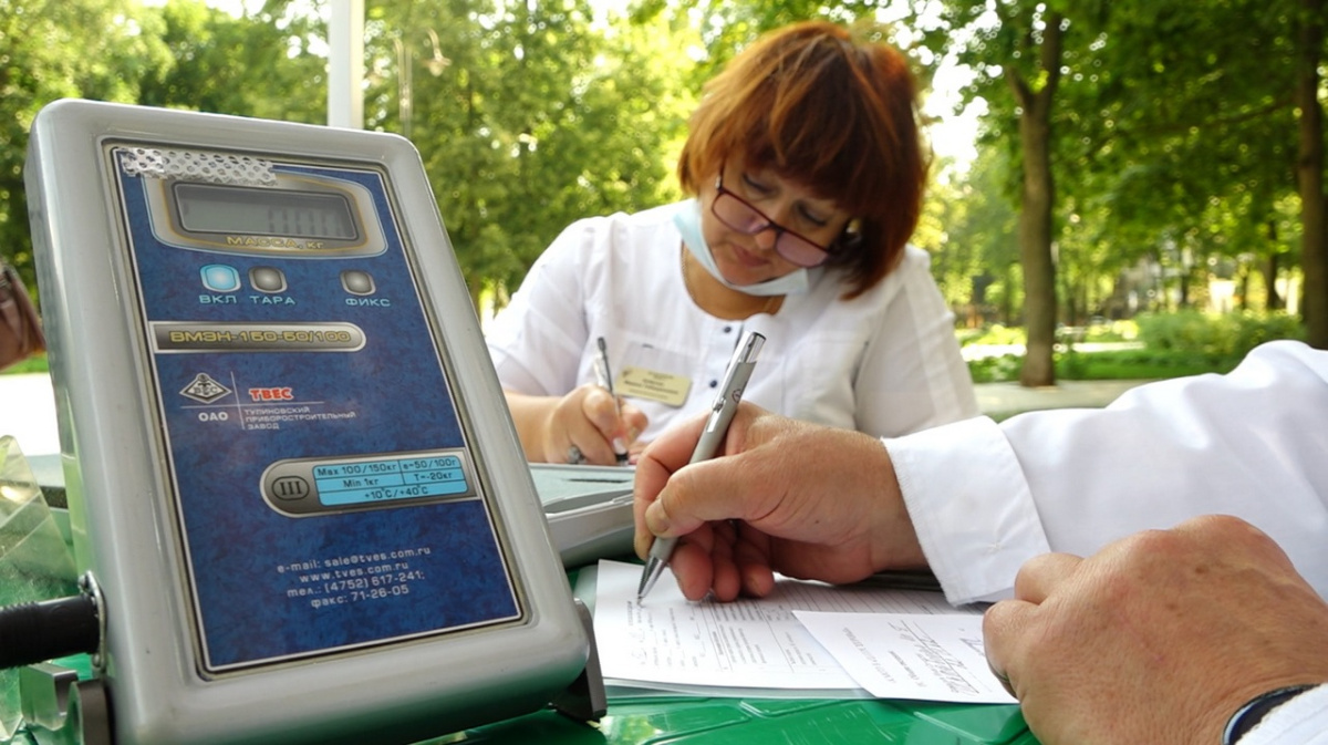 В воронежском парке «Орлёнок» прошёл выездной приём кардиологов |  11.08.2022 | Воронеж - БезФормата