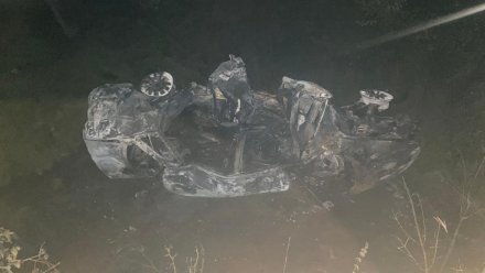 Водитель бросил в горящей машине двух подростков после ДТП под Воронежем