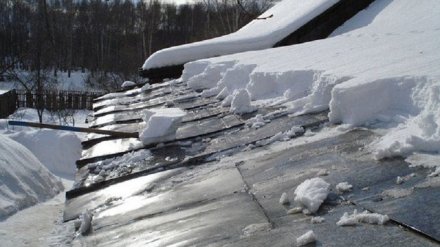 В Воронежской области под тяжестью снега рухнули крыши пяти жилых домов и соцобъектов
