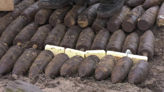 Воронежцам показали на видео уничтожение опасных снарядов
