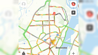 Утро 20 декабря началось в Воронеже с дождя и 9-балльных пробок