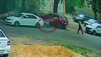 Воронежец жестоко избил соседку под камерами