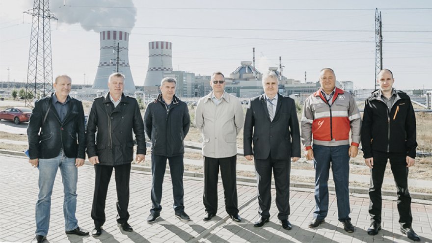 Нововоронежские атомщики приняли гостей со строящейся Белорусской АЭС