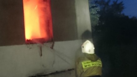 В воронежском селе ночью сгорел Дом культуры