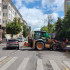 В центре Воронежа из-за коммунальной аварии провалился асфальт