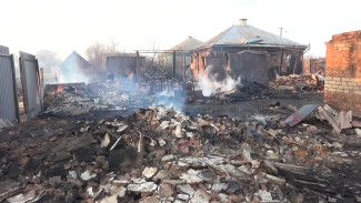 «Животных жалко». Пожар лишил многодетную семью из воронежского села дома и хозяйства 