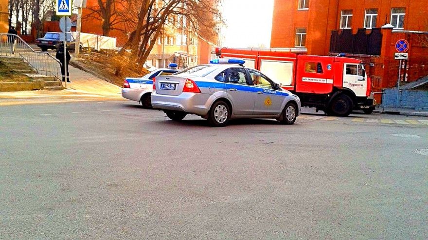В Воронеже из-за сообщения о гранате к отелю съехались спецслужбы