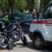 В Воронеже машина скорой сбила мотоциклистку