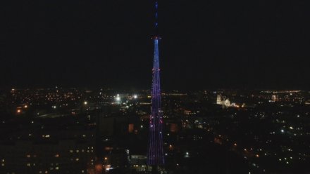 Воронежская телебашня засияет в честь Крещения