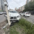 BMW влетела в столб после столкновения с «Ладой» на Шишкова в Воронеже