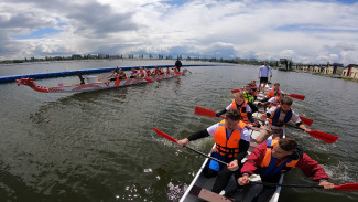 Будущие госуправленцы проплыли несколько километров по Воронежскому водохранилищу