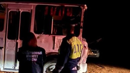 Следователи возбудили уголовное дело после ДТП с рейсовым автобусом в Воронежской области