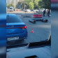 Огромная яма в асфальте образовалась у памятника Славы в Воронеже