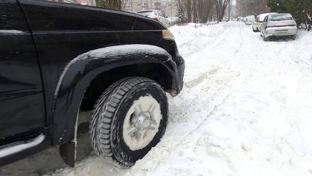 Воронежских водителей призвали быть осторожными на М-4 «Дон» во время снегопада