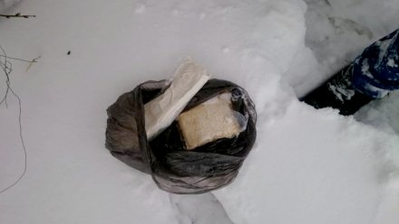 В Воронеже под деревом нашли тайник с несколькими килограммами наркотиков