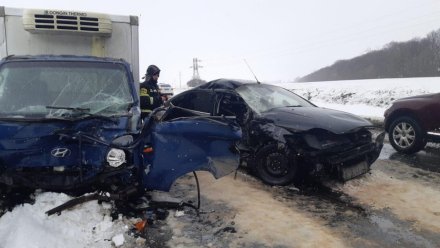 Молодёжь пострадала в жёстком ДТП с грузовиком под Воронежем: появились фото