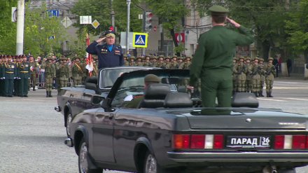 В Воронеже прошла генеральная репетиция Парада Победы