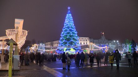Власти Воронежа начали подготовку главной площади города к Новому году