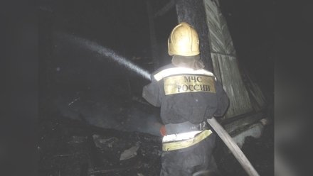 Два трупа обнаружили на месте пожара в воронежском селе
