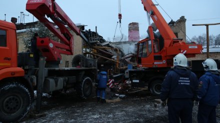 В Воронеже вернули тепло в дома, промёрзшие после обрушения 30-метровой трубы