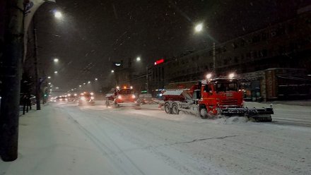 В мэрии призвали воронежцев отказаться от поездок на личном авто во время снегопада