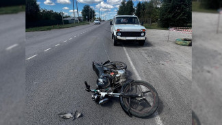 В Воронежской области 11-летний мотоциклист влетел в ВАЗ