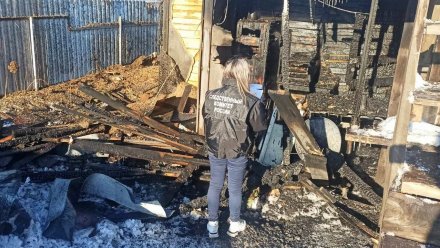 Обгоревшее тело 2-летнего ребёнка нашли в доме под Воронежем