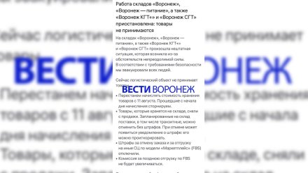 Четыре склада в Воронежской области приостановили работу после атаки ВСУ