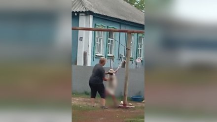 В Воронежской области женщина на глазах у детей зарезала привязанного к столбу козлёнка