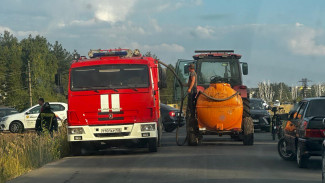 Пожар в воронежском Ямном распространился на пять гектаров