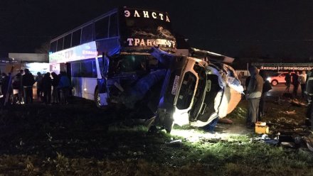 Два человека погибли и 15 пострадали в ДТП с рейсовым автобусом под Воронежем 